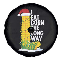 I Eat Corn The Long Way Spare Tire Cover Funny Corn Adult Humor Christmas - Wonder Print Shop