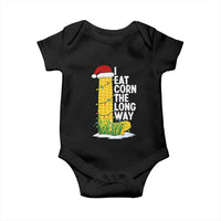 I Eat Corn The Long Way Baby Onesie Funny Corn Adult Humor Christmas - Wonder Print Shop