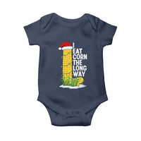 I Eat Corn The Long Way Baby Onesie Funny Corn Adult Humor Christmas - Wonder Print Shop