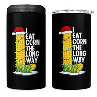 I Eat Corn The Long Way 4 in 1 Can Cooler Tumbler Funny Corn Adult Humor Christmas - Wonder Print Shop