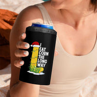 I Eat Corn The Long Way 4 in 1 Can Cooler Tumbler Funny Corn Adult Humor Christmas - Wonder Print Shop