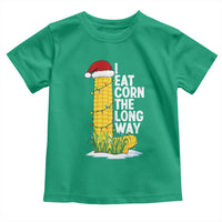 I Eat Corn The Long Way Toddler T Shirt Funny Corn Adult Humor Christmas - Wonder Print Shop