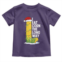 I Eat Corn The Long Way Toddler T Shirt Funny Corn Adult Humor Christmas - Wonder Print Shop
