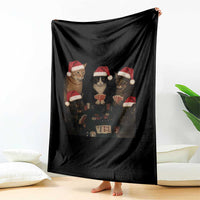 Poker Cats Christmas Meme Shirt Throw Blanket Funny Gambling Cat - Wonder Print Shop