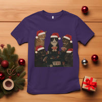 Poker Cats Christmas Meme Shirt T Shirt Funny Gambling Cat - Wonder Print Shop