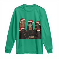 Poker Cats Christmas Meme Shirt Long Sleeve Shirt Funny Gambling Cat - Wonder Print Shop