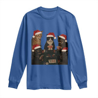 Poker Cats Christmas Meme Shirt Long Sleeve Shirt Funny Gambling Cat - Wonder Print Shop