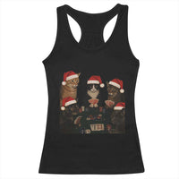 Poker Cats Christmas Meme Shirt Racerback Tank Top Funny Gambling Cat - Wonder Print Shop