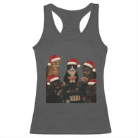 Poker Cats Christmas Meme Shirt Racerback Tank Top Funny Gambling Cat - Wonder Print Shop