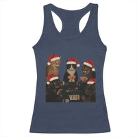 Poker Cats Christmas Meme Shirt Racerback Tank Top Funny Gambling Cat - Wonder Print Shop