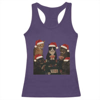 Poker Cats Christmas Meme Shirt Racerback Tank Top Funny Gambling Cat - Wonder Print Shop