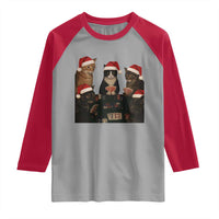 Poker Cats Christmas Meme Shirt Raglan Shirt Funny Gambling Cat - Wonder Print Shop