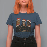 Poker Cats Christmas Meme Shirt T Shirt For Women Funny Gambling Cat - Wonder Print Shop