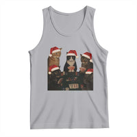 Poker Cats Christmas Meme Shirt Tank Top Funny Gambling Cat - Wonder Print Shop