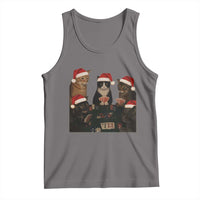 Poker Cats Christmas Meme Shirt Tank Top Funny Gambling Cat - Wonder Print Shop