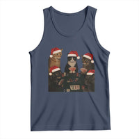 Poker Cats Christmas Meme Shirt Tank Top Funny Gambling Cat - Wonder Print Shop
