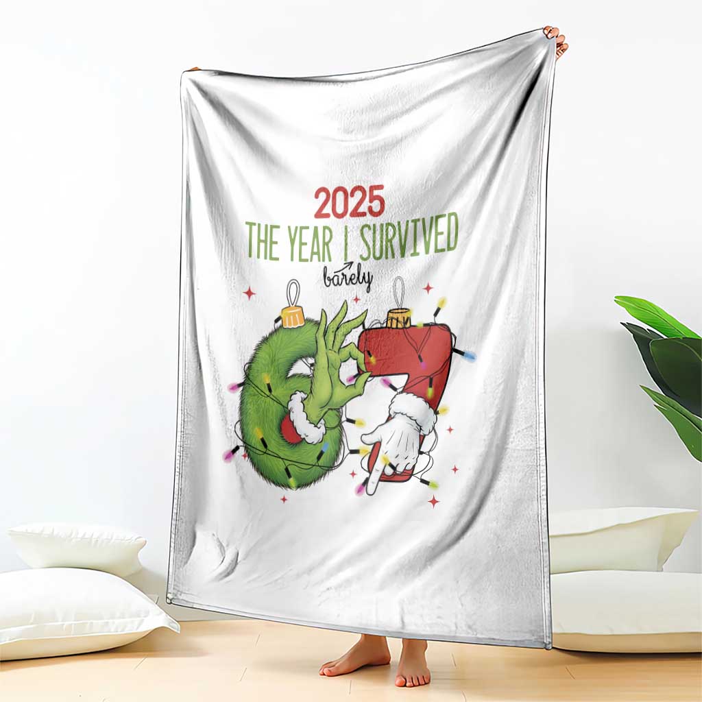 The Year I Survived 67 Six Seven Christmas Meme Throw Blanket - Wonder Print Shop
