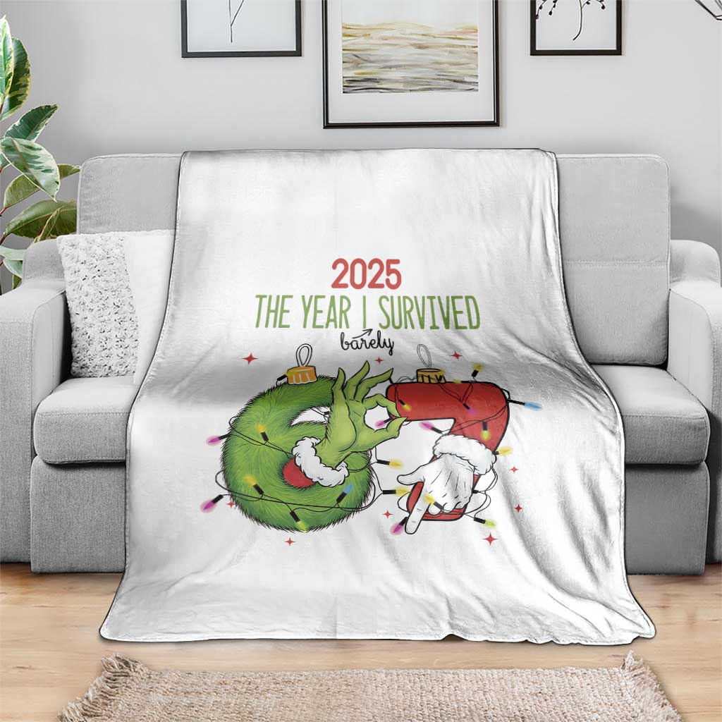 The Year I Survived 67 Six Seven Christmas Meme Throw Blanket - Wonder Print Shop