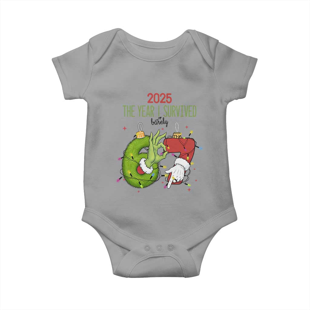 The Year I Survived 67 Six Seven Christmas Meme Baby Onesie - Wonder Print Shop