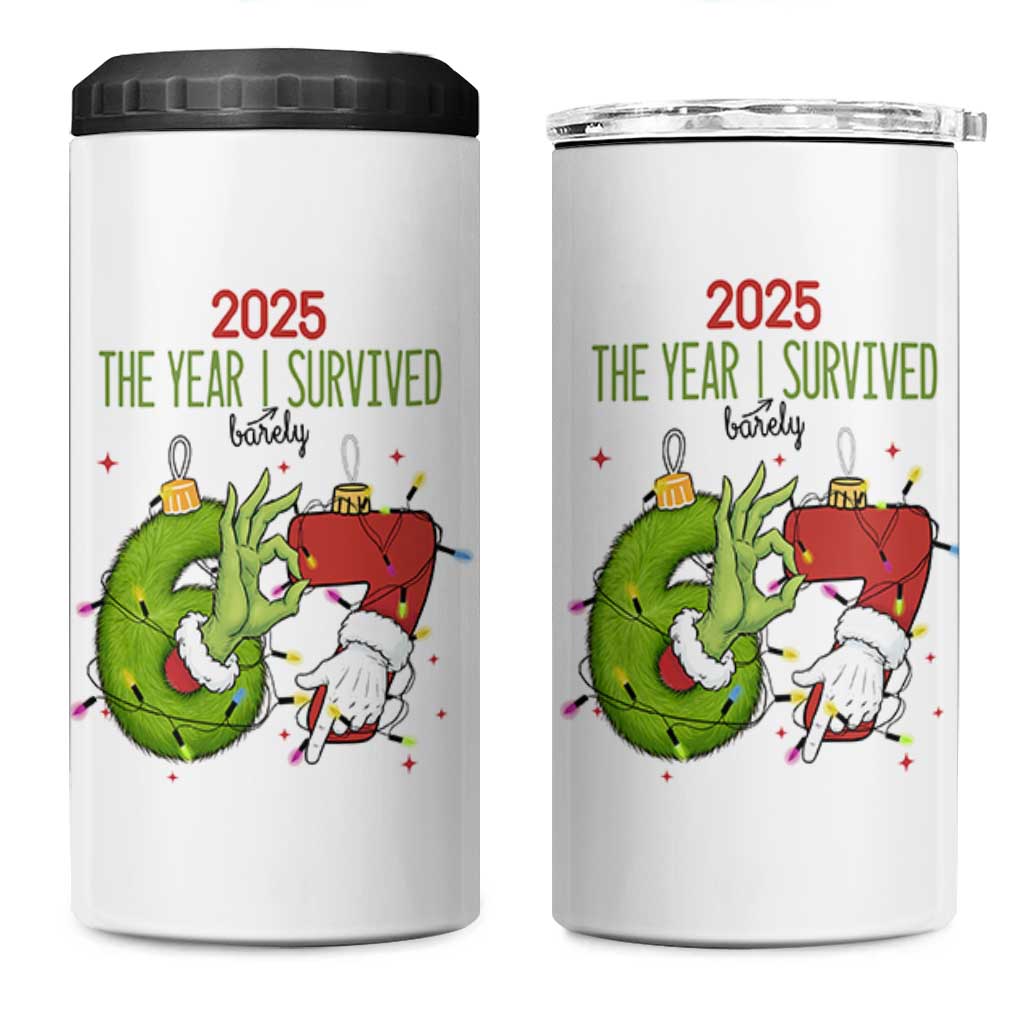 The Year I Survived 67 Six Seven Christmas Meme 4 in 1 Can Cooler Tumbler - Wonder Print Shop
