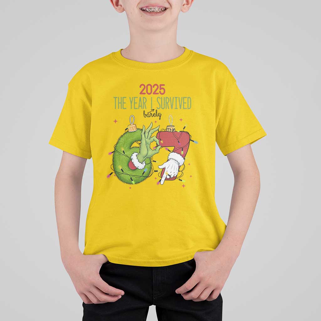 The Year I Survived 67 Six Seven Christmas Meme T Shirt For Kid - Wonder Print Shop
