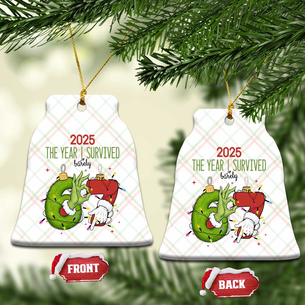 The Year I Survived 67 Six Seven Christmas Meme Ceramic Ornament - Wonder Print Shop