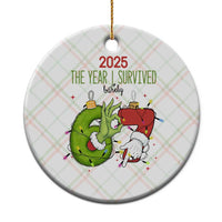 The Year I Survived 67 Six Seven Christmas Meme Ceramic Ornament - Wonder Print Shop