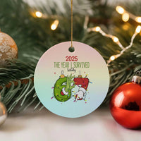 The Year I Survived 67 Six Seven Christmas Meme Ceramic Ornament - Wonder Print Shop