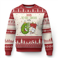 The Year I Survived 67 Six Seven Christmas Meme Ugly Christmas Sweater - Wonder Print Shop