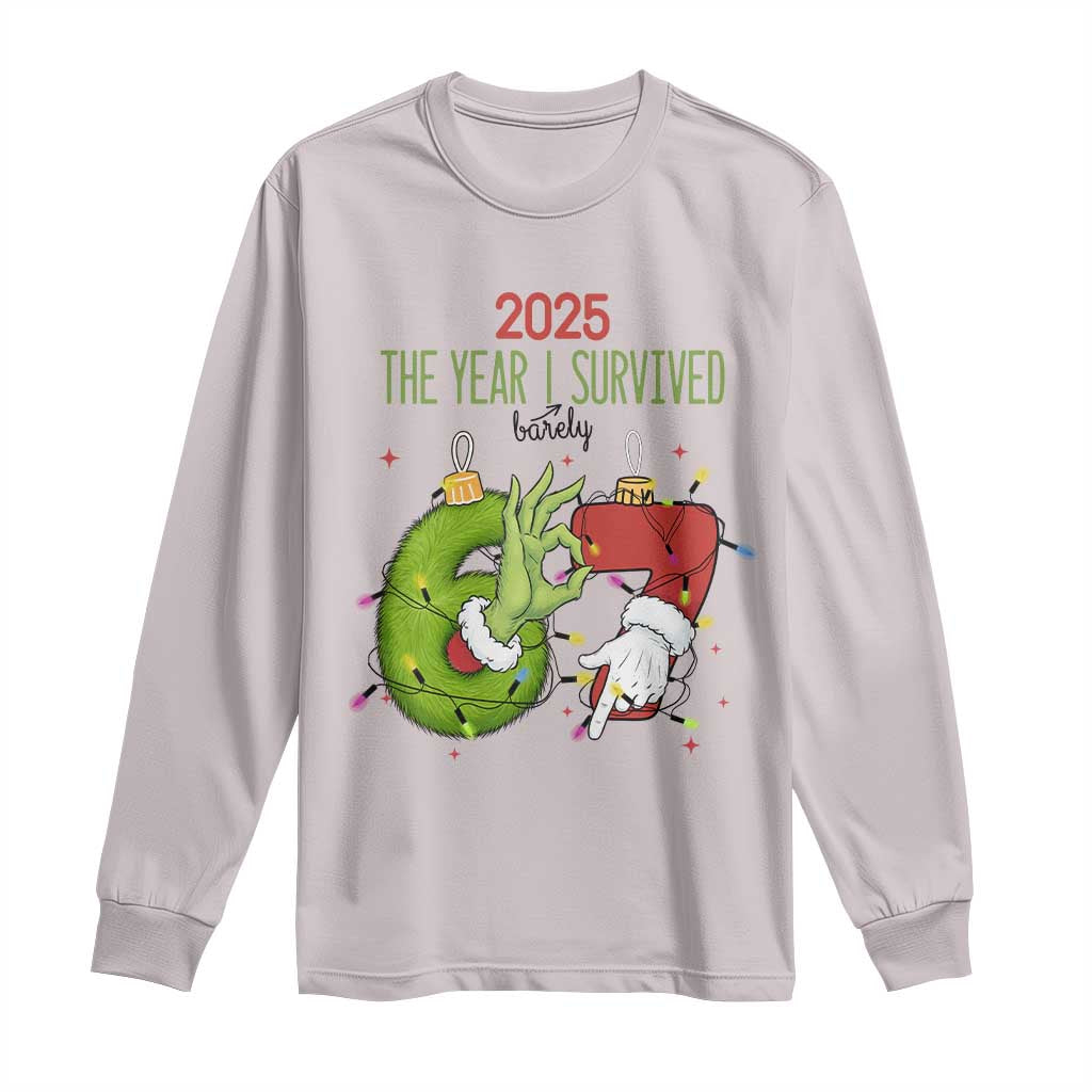 The Year I Survived 67 Six Seven Christmas Meme Long Sleeve Shirt - Wonder Print Shop