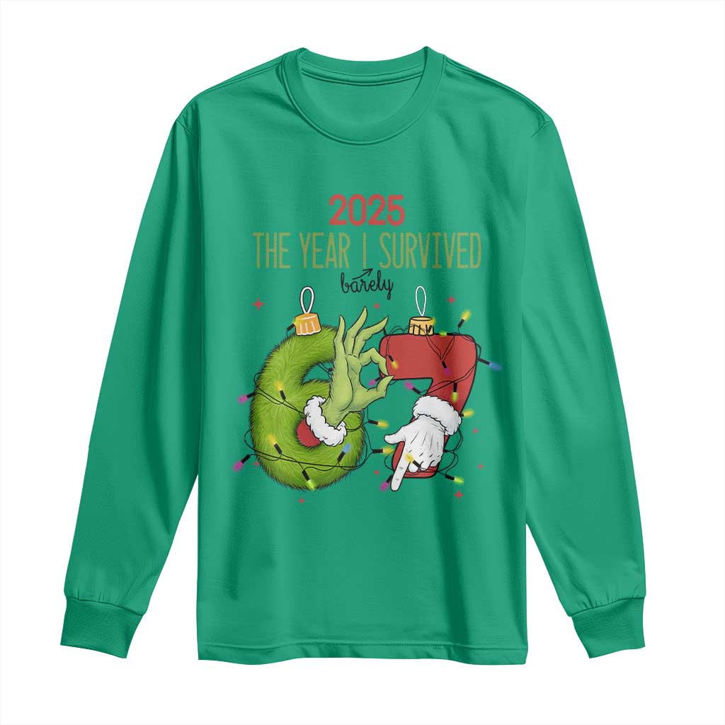 The Year I Survived 67 Six Seven Christmas Meme Long Sleeve Shirt - Wonder Print Shop