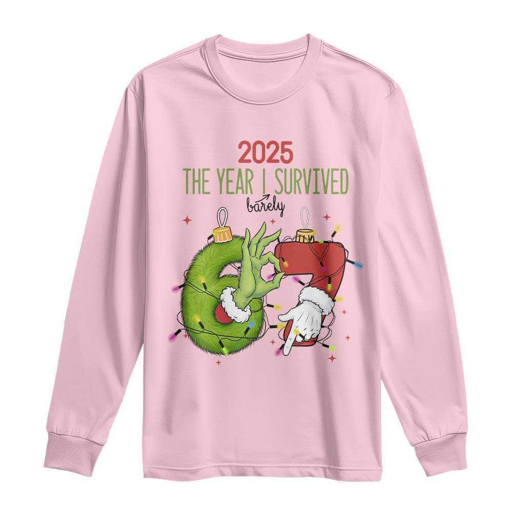The Year I Survived 67 Six Seven Christmas Meme Long Sleeve Shirt - Wonder Print Shop