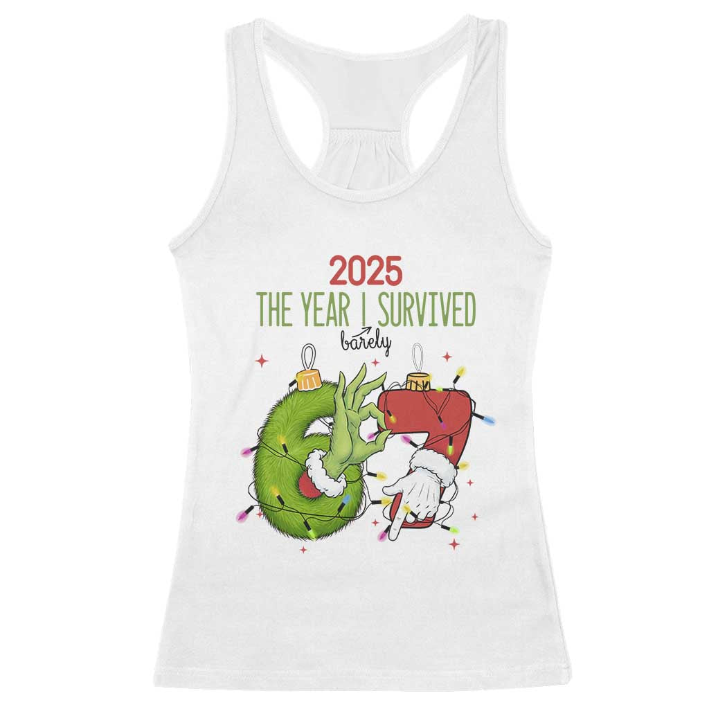 The Year I Survived 67 Six Seven Christmas Meme Racerback Tank Top - Wonder Print Shop