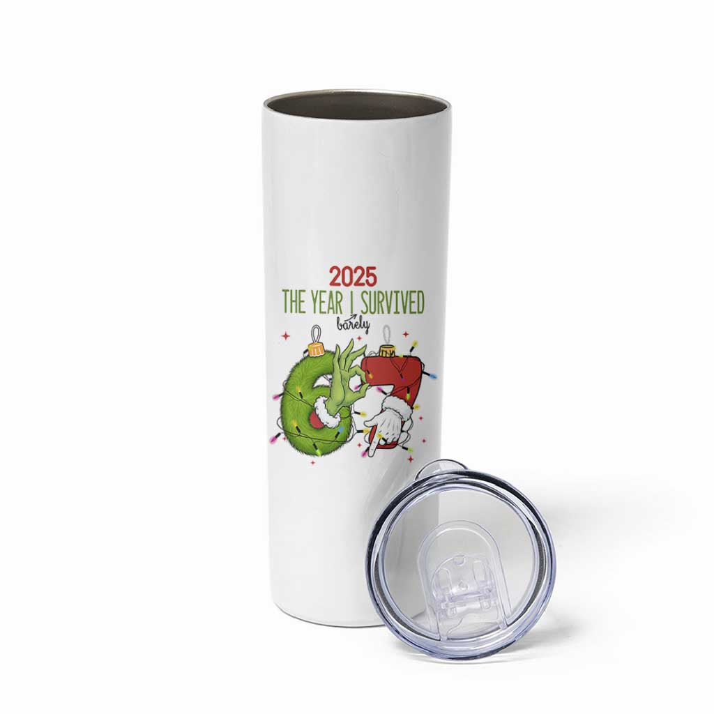 The Year I Survived 67 Six Seven Christmas Meme Skinny Tumbler - Wonder Print Shop