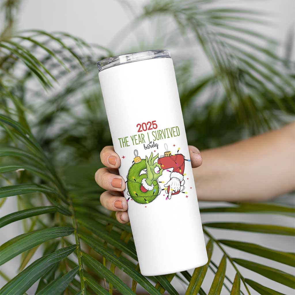 The Year I Survived 67 Six Seven Christmas Meme Skinny Tumbler - Wonder Print Shop