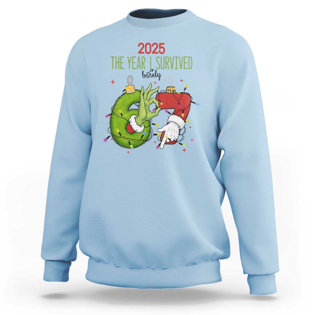 The Year I Survived 67 Six Seven Christmas Meme Sweatshirt - Wonder Print Shop