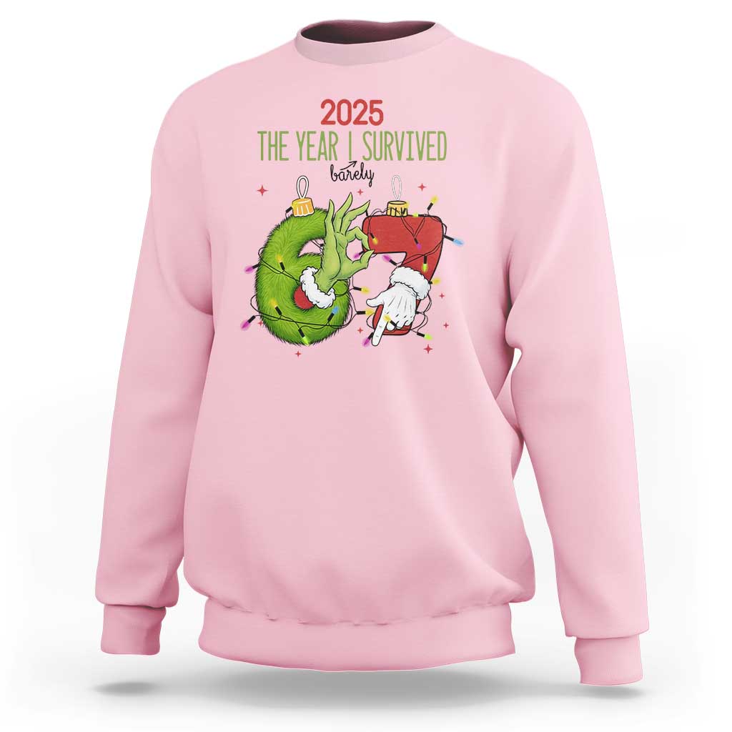 The Year I Survived 67 Six Seven Christmas Meme Sweatshirt - Wonder Print Shop