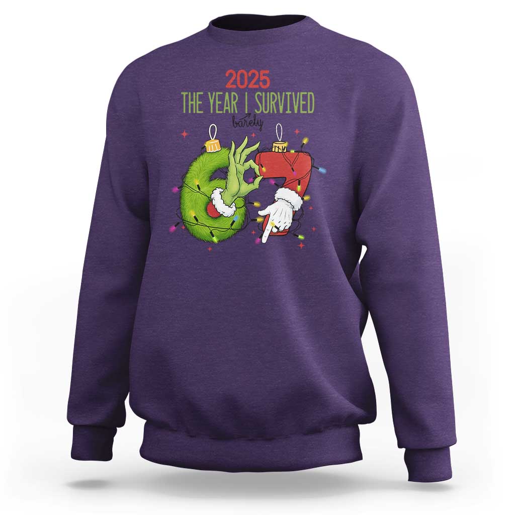 The Year I Survived 67 Six Seven Christmas Meme Sweatshirt - Wonder Print Shop