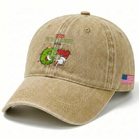 The Year I Survived 67 Six Seven Christmas Meme Washed Cotton Baseball Cap