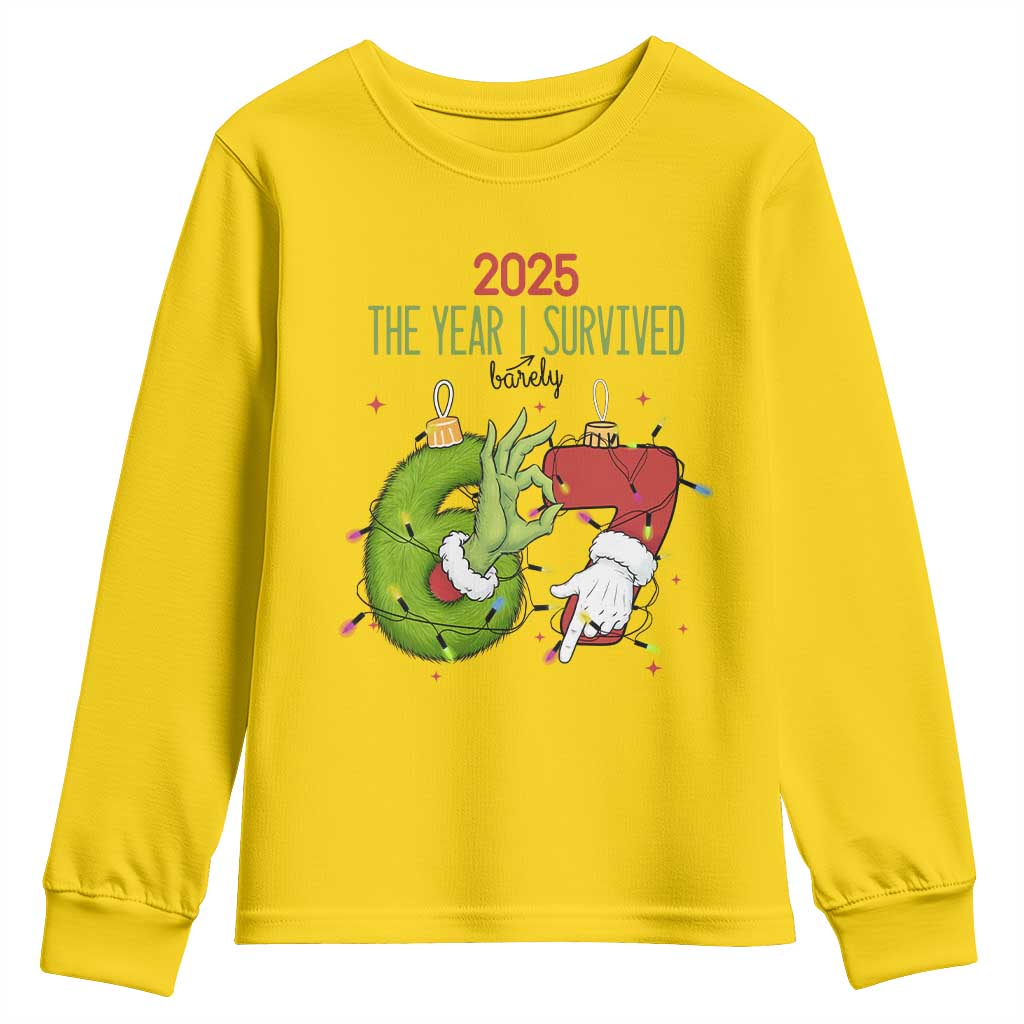The Year I Survived 67 Six Seven Christmas Meme Youth Sweatshirt - Wonder Print Shop