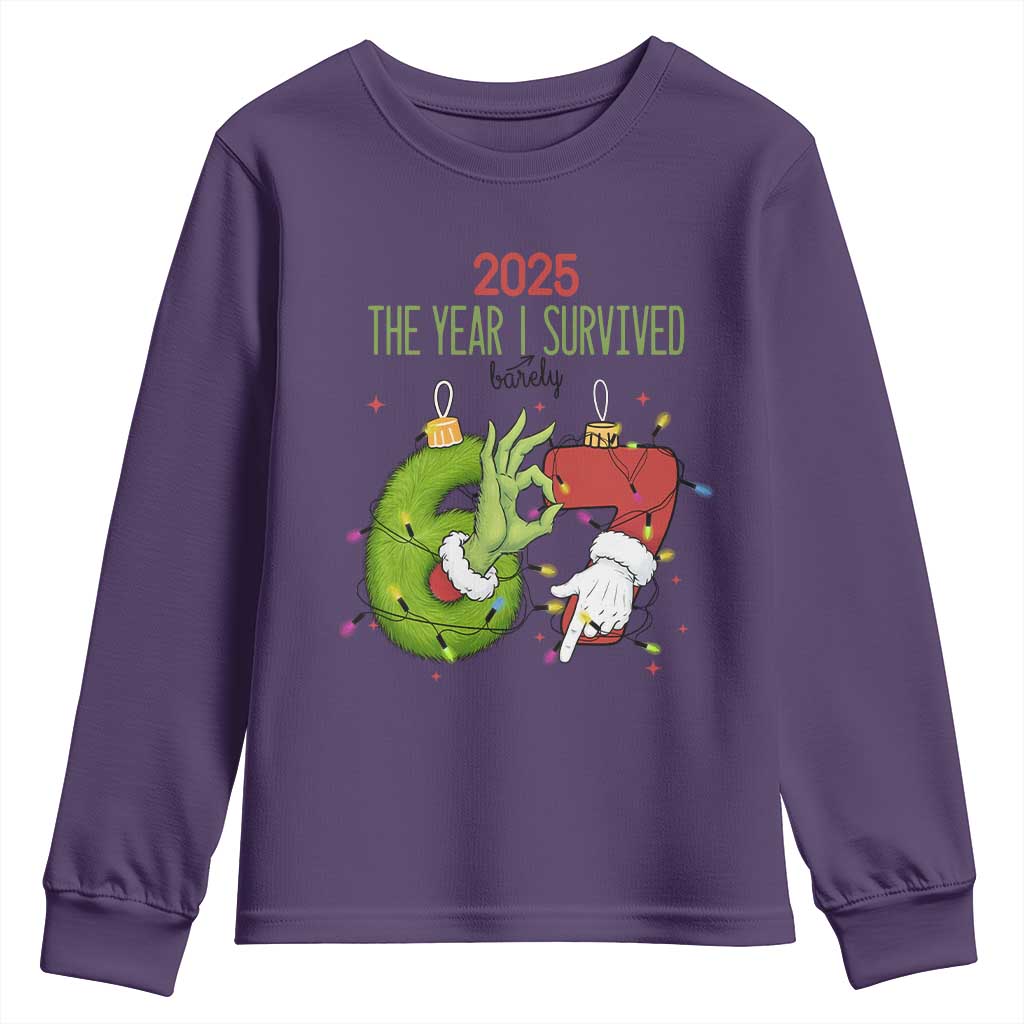 The Year I Survived 67 Six Seven Christmas Meme Youth Sweatshirt - Wonder Print Shop
