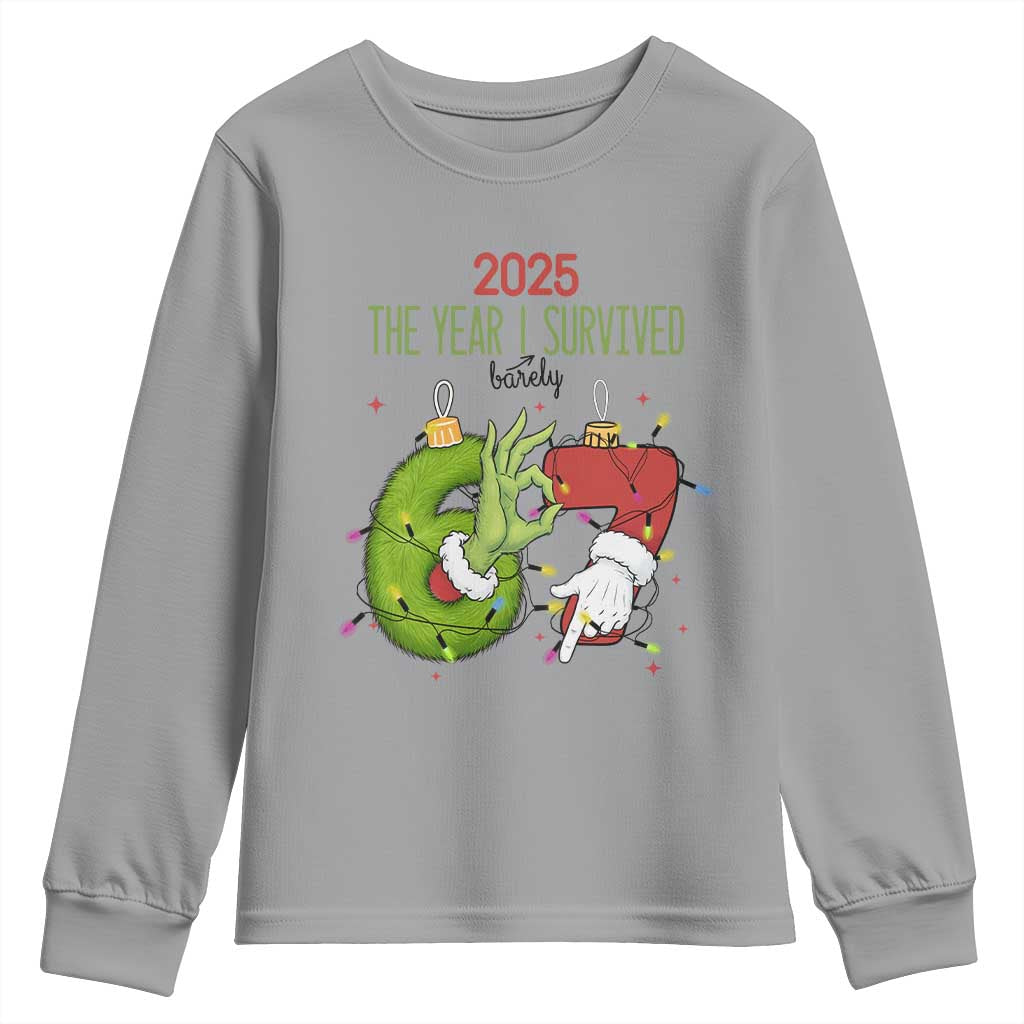 The Year I Survived 67 Six Seven Christmas Meme Youth Sweatshirt - Wonder Print Shop