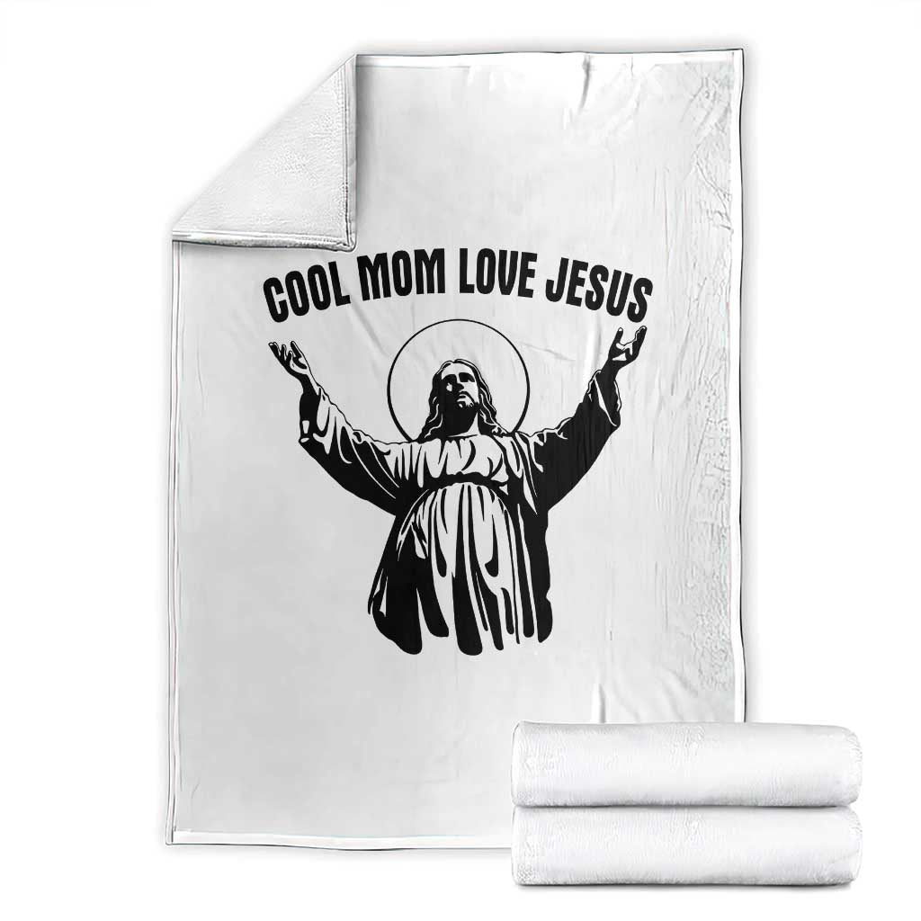 Christian Mom Faith Throw Blanket Cool Mom Love Jesus - Wonder Print Shop