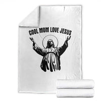 Christian Mom Faith Throw Blanket Cool Mom Love Jesus - Wonder Print Shop