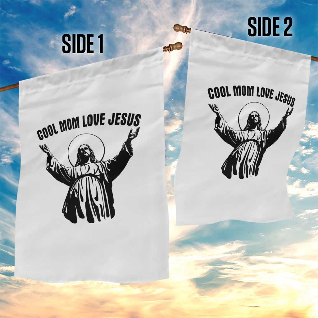 Christian Mom Faith Garden Flag Cool Mom Love Jesus - Wonder Print Shop