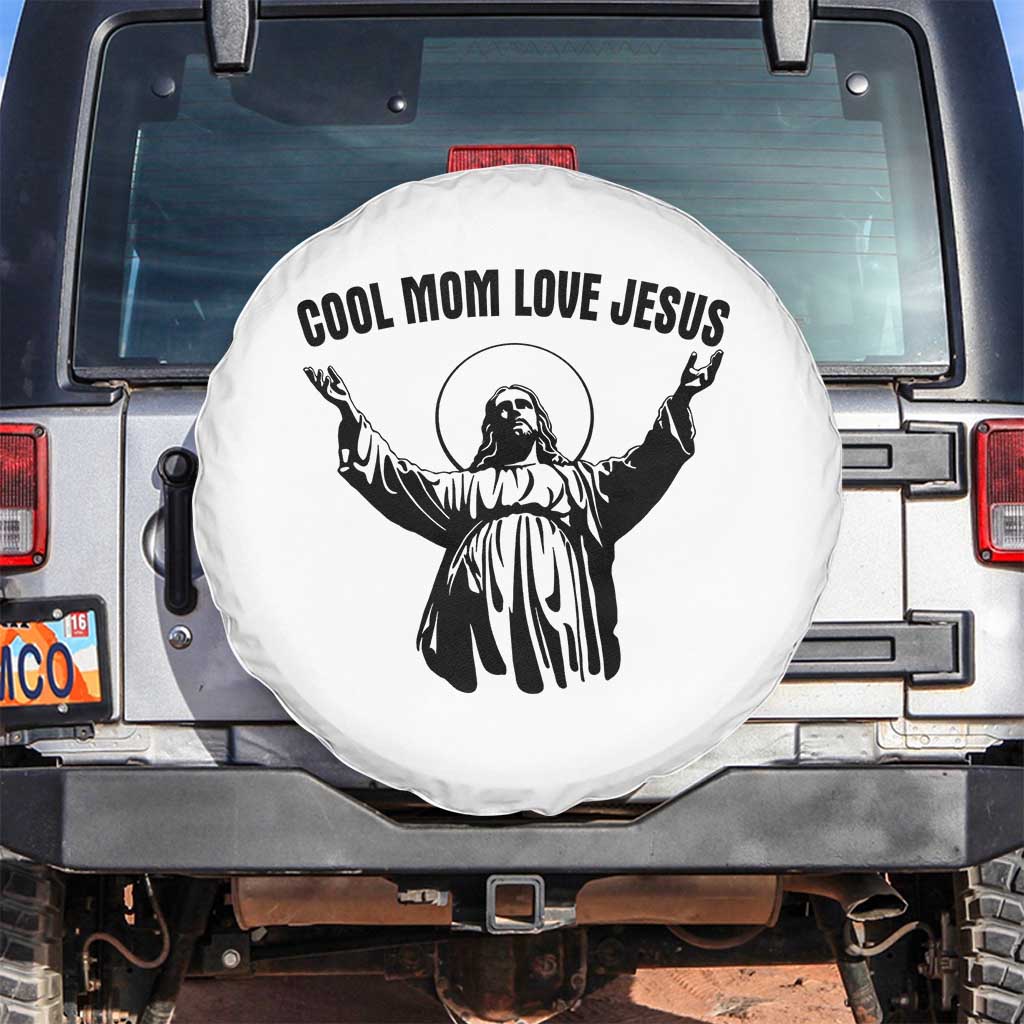 Christian Mom Faith Spare Tire Cover Cool Mom Love Jesus - Wonder Print Shop