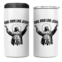 Christian Mom Faith 4 in 1 Can Cooler Tumbler Cool Mom Love Jesus - Wonder Print Shop