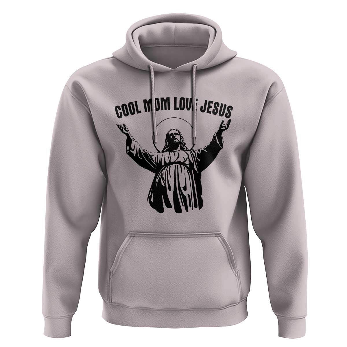 Christian Mom Faith Hoodie Cool Mom Love Jesus - Wonder Print Shop