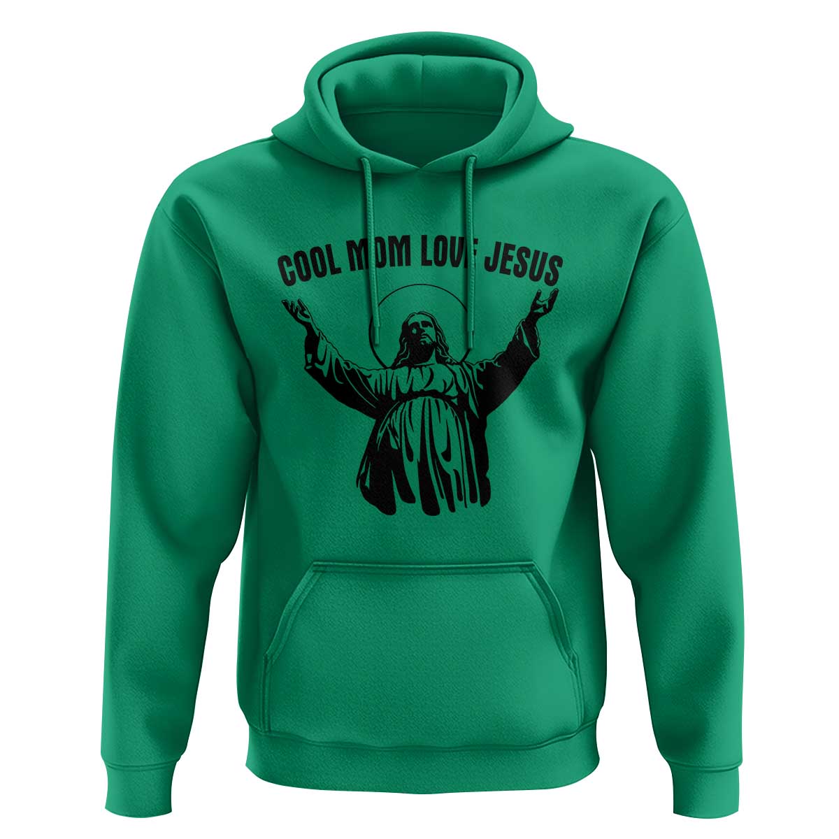 Christian Mom Faith Hoodie Cool Mom Love Jesus - Wonder Print Shop