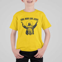 Christian Mom Faith T Shirt For Kid Cool Mom Love Jesus - Wonder Print Shop
